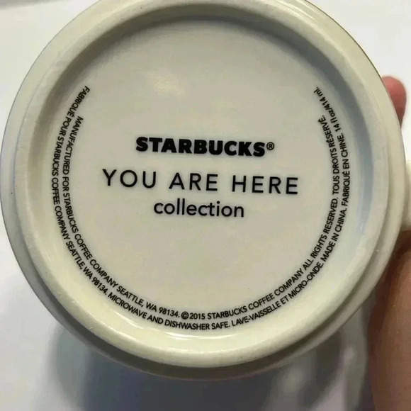 Discontinued Starbucks NASHVILLE mug YOU ARE HERE‎ collection 2015 14fl oz - Picture 8 of 8